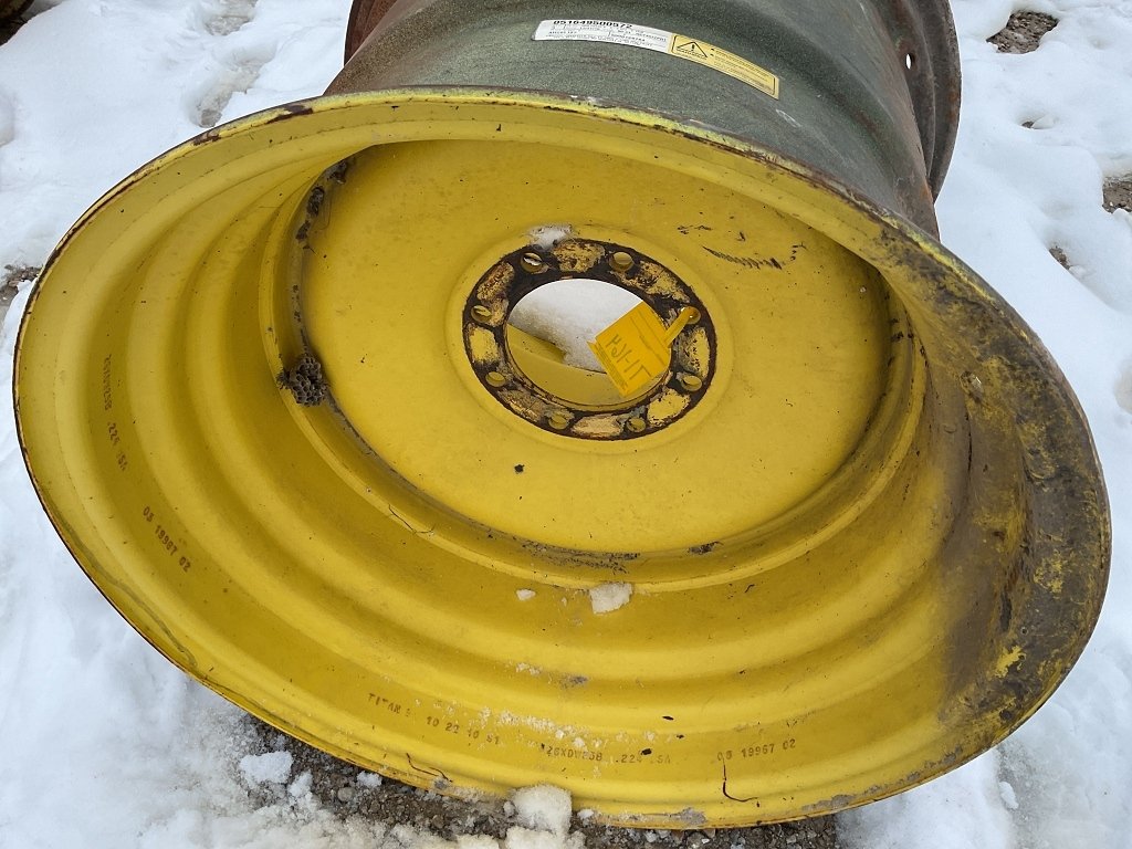 Pair John Deere 8 Bolt Rims