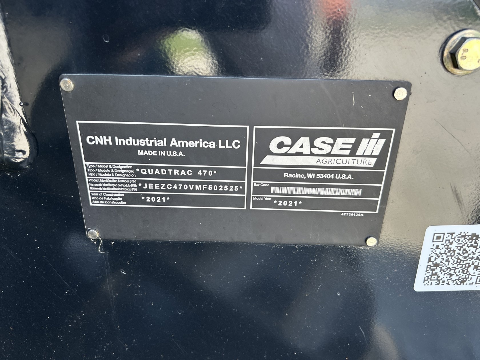 2022 CASE IH STEIGER 470 AFS CONNECT QUADTRAC 4454
